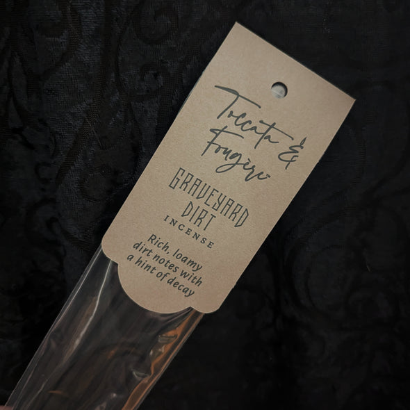 Toccata & Fougère™ Graveyard Dirt Hand-Dipped Incense