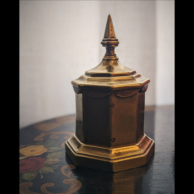 Rare 18th-19th Century Brass Tobacco Box