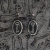 Fennel & Clark Sterling Silver Ouvert Wax Seal Earrings